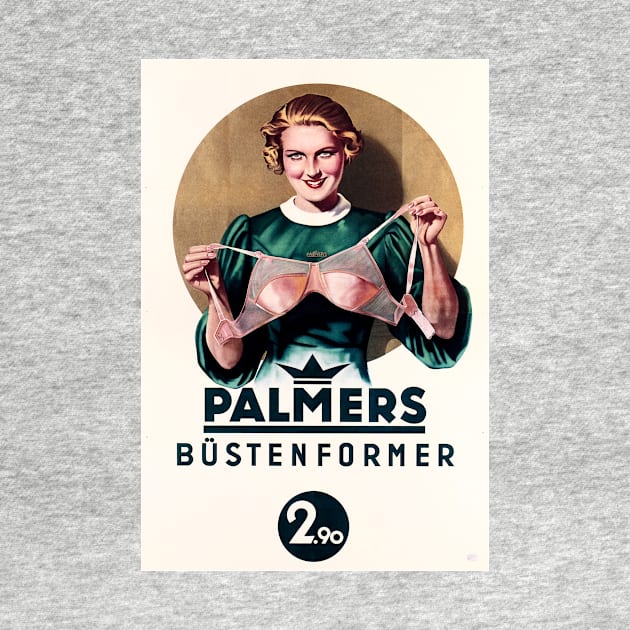 Palmers Bustenformer Woman Underwear Vintage Garment Advertisement by vintageposters